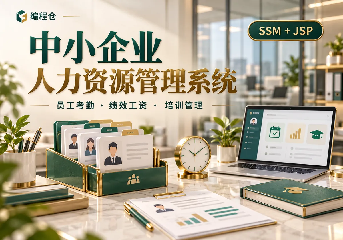 SSM 中小企业人力资源管理系统源码｜员工考勤、绩效工资与培训管理-编程仓